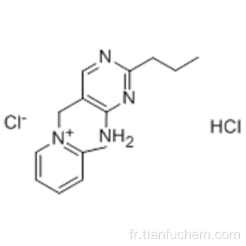 Chlorure de 1 - ([4-amino-2-propyl-5-pyrimidinyl] méthyl) -2-méthylpyridinium CAS 137-88-2